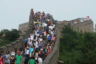 За первые дни праздничных каникул в Китае совершено 425 млн турпоездок
