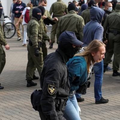 Более 110 человек задержаны на акциях протеста в Белоруссии