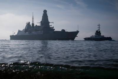Черноморский флот следит за эсминцем "Дрэгон" ВМС Великобритании в Черном море