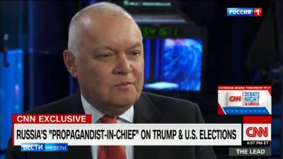 Киселёв объяснил нежелание общаться с CNN