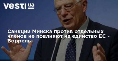 Санкции Минска против отдельных членов не повлияют на единство ЕС - Боррель