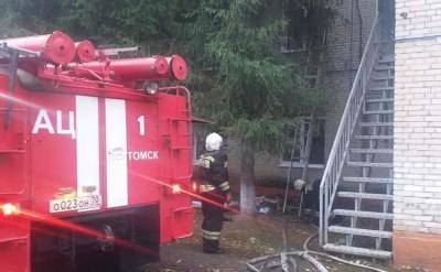 Пожар произошел в одной из детских садов Томска