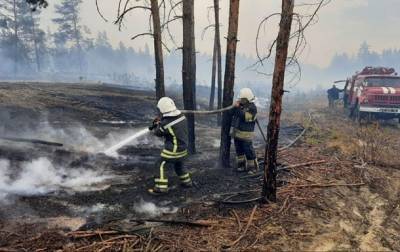 В Луганской области потушили пять пожаров из семи