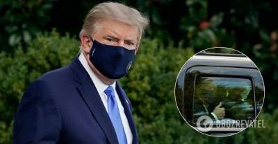 Трамп коронавирус: президент показался перед поклонниками в маске - фото и видео