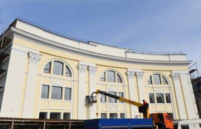 В Твери отремонтировали фасад нового Дворца бракосочетаний