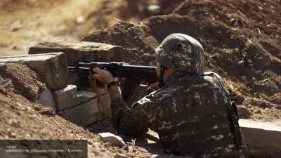 Ереван показал кадры боев армянской армии на передовой линии в Карабахе