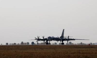 Ту-95МС выполнил пуски ракет по наземным целям на полигоне в Коми