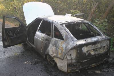 Установлена личность погибшего в сгоревшей машине в Ряжске