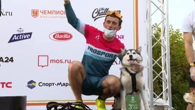 В Москве состоялся благотворительный забег с собаками «Быстрый пес».