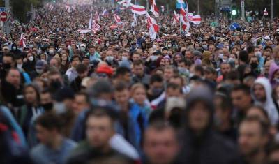 МВД Белоруссии задержало 317 человек в ходе протестов в воскресенье