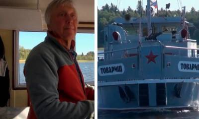В Карелии пенсионеры на свои деньги восстановили судно времен ВОВ и собираются катать туристов