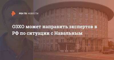 ОЗХО может направить экспертов в РФ по ситуации с Навальным