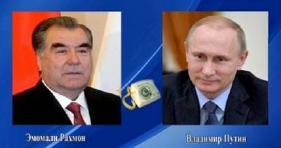 Развитие таджикско-российского стратегического партнерства обсудили Эмомали Рахмон и Владимир Путин