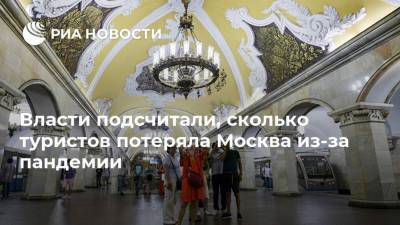 Власти подсчитали, сколько туристов потеряла Москва из-за пандемии