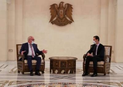 Вице-президент Абхазии встретился с Башаром Асадом