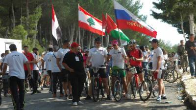 Российские спортсмены стали участниками велогонки в сирийской Латакии