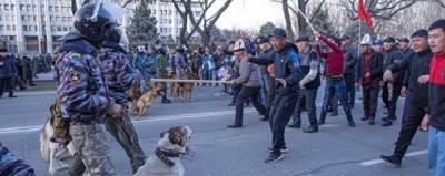В центре Бишкека милиция разгоняла участников акции протеста