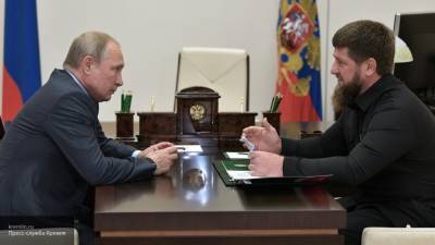 Глава РФ поздравил Рамзана Кадырова с 44-летием