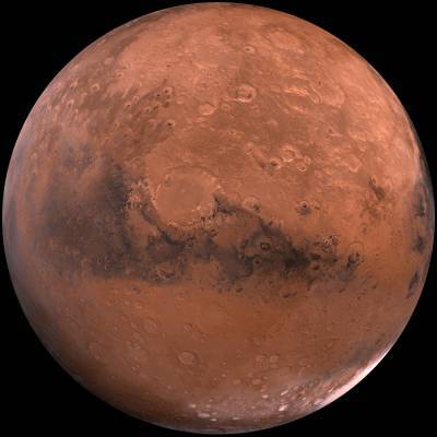 Учёные обнаружили на склонах вулканов Марса множество водных «оазисов»