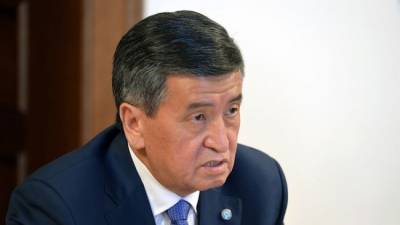 Президент Киргизии назвал происходящее в стране попыткой захвата власти