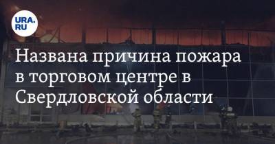 Названа причина пожара в торговом центре в Свердловской области. Фото