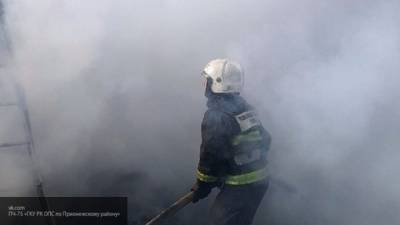 Спасатели потушили горящий ТЦ в Свердловской области