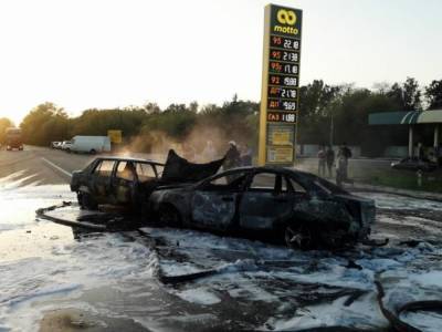 Жуткое ДТП в Днепропетровской области: водитель «Славута» заживо сгорел