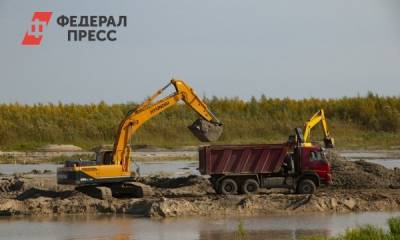 «Омский речной порт» попался на незаконной добыче песка