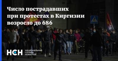 Число пострадавших при протестах в Киргизии возросло до 686