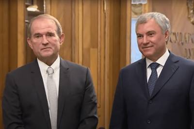 Медведчук - Володину: Переговоры в парламентском измерении Нормандского формата помогут вывести из тупика переговоры по мирному урегулированию на Донбассе