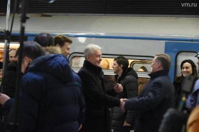 Собянин: На Кольцевую линию метро вышел первый поезд «Москва-2020»
