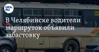 В Челябинске водители маршруток объявили забастовку