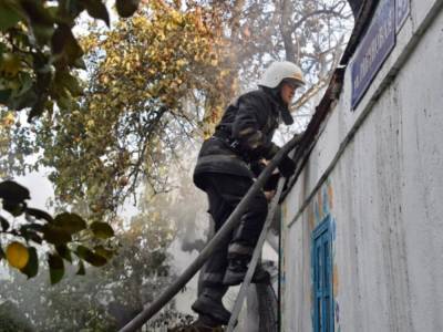 В Николаеве ликвидировали пожар в частном секторе
