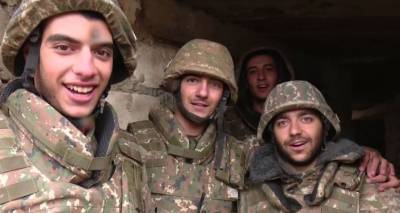 MO Армении опубликовало еще одно видео о защитниках родины на передовой в Карабахе