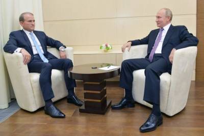 Путин заявил Медведчуку о готовности восстанавливать отношения с Украиной