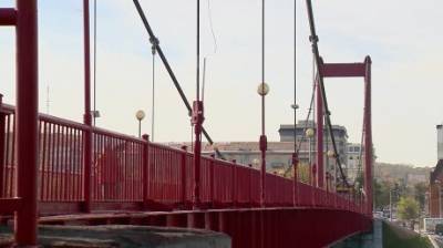 Пензенцам понравился цвет обновленного подвесного моста - penzainform.ru - Сан-Франциско - Благоустройство