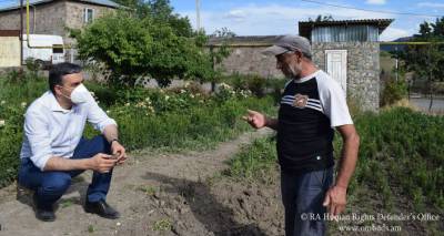 Представители омбудсмена Армении ознакомились с проблемами переселенцев из Карабаха