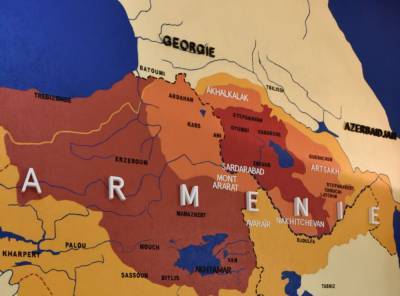В МИД Грузии отреагировали на карту Армении, выставленную французским политиком