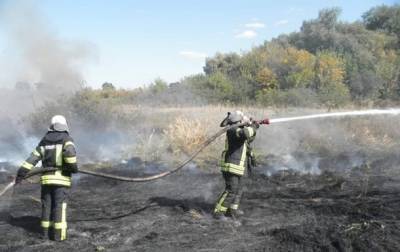 На Луганщине потушен крупный очаг пожаров