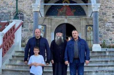 Меценаты Гурьевы поддержали русский монастырь на Афоне