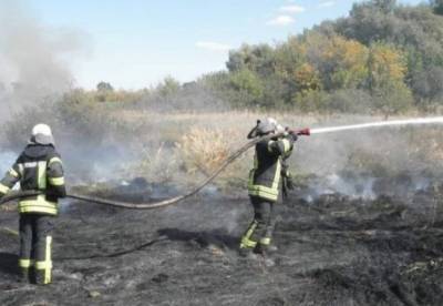 На Луганщине потушен крупнейший очаг пожаров