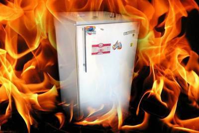 В Ивановской области в квартире загорелся холодильник