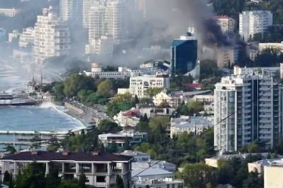Названа предварительная причина пожара в санатории Минобороны в Крыму