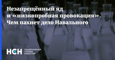 Незапрещённый яд и «низкопробная провокация». Чем пахнет дело Навального