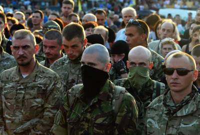 Украинских карателей из АТО вербуют на войну в Карабахе