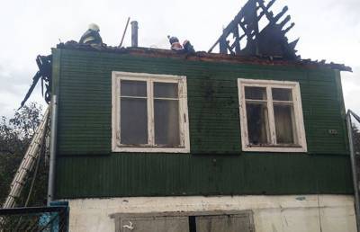 Из-за вспышки газа произошел пожар в Воложинском районе