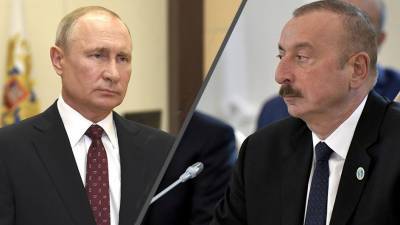 Президент РФ обсудил ситуацию в Нагорном Карабахе с азербайджанским коллегой