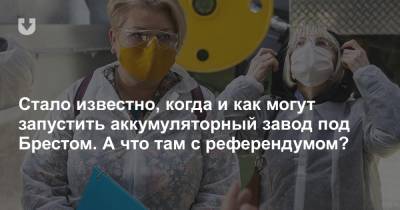 Стало известно, когда и как могут запустить аккумуляторный завод под Брестом. А что там с референдумом?