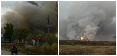 В РФ горят склады боеприпасов, людей эвакуируют