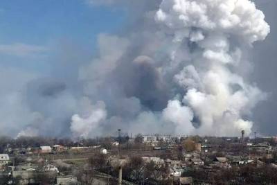В России взрываются склады с боеприпасами в Рязанской области
